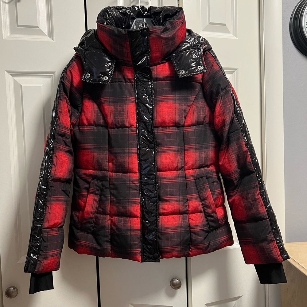 Buffalo Plaid Puffer Jacket